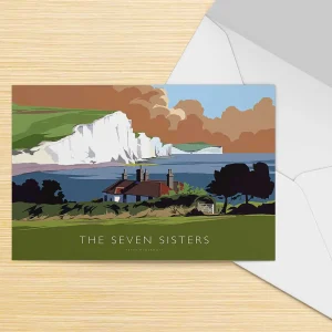 The Seven Sisters, Greeting Card by Peter McDermott