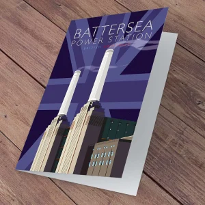 Battersea Power Station (Portrait), Greeting Card by Peter McDermott