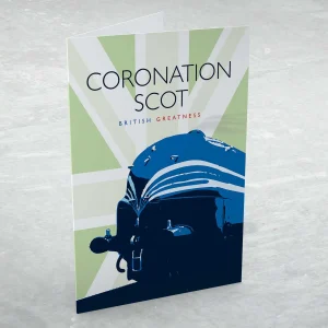 Coronation Scot (Portrait), Greeting Card by Peter McDermott