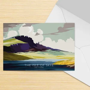 The Isle of Skye The Storr, Greeting Card by Peter McDermott