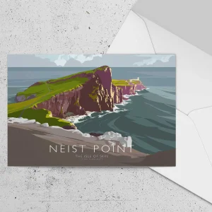 Neist Point, Greeting Card by Peter McDermott