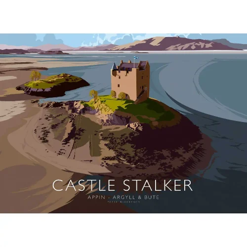 Castle Stalker Small, Greeting Card by Peter McDermott - Image 2
