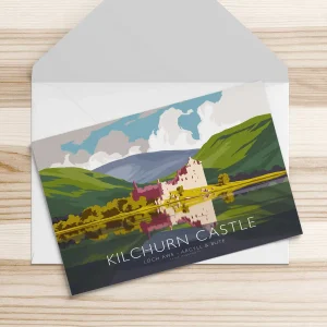 Kilchurn Castle, Greeting Card by Peter McDermott
