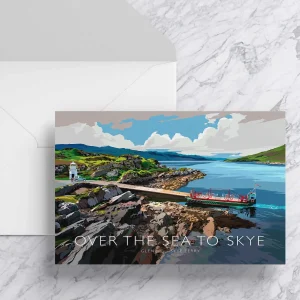 Over the Sea to Skye, Greeting Card by Peter McDermott