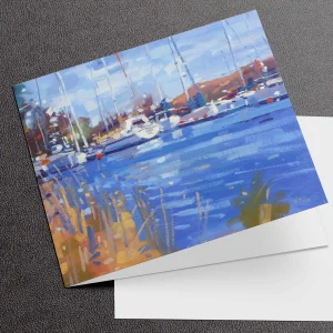 Crinan Morning, Greeting Card by Peter Foyle