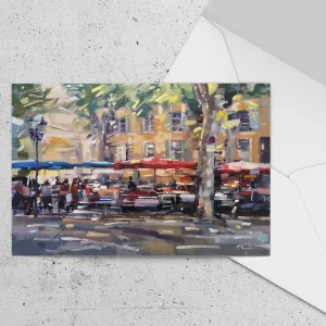 Summer Light, Provence, Greeting Card by Peter Foyle