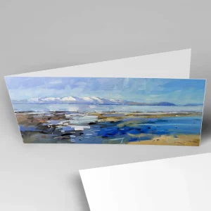 Arran Snow, Greeting Card by Peter Foyle