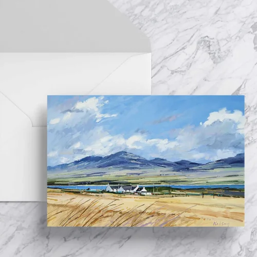 Jura from Islay, Greeting Card by Robert Kelsey
