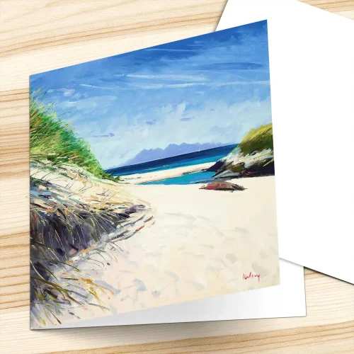 Rhum from Camusdarach, Greeting Card by Robert Kelsey