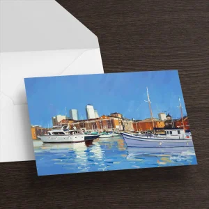 Limehouse Blue, Greeting Card by Robert Kelsey