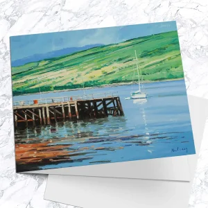 Still Morning, Loch Fyne, Greeting Card by Robert Kelsey