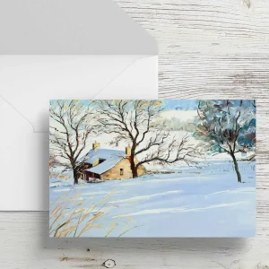 Winter Light, Greeting Card by Robert Kelsey