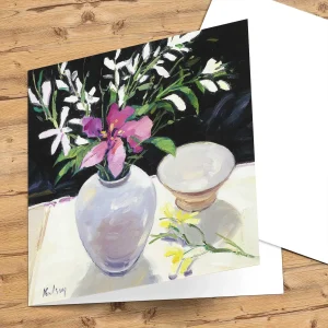 Oriental Still Life, Greeting Card by Robert Kelsey