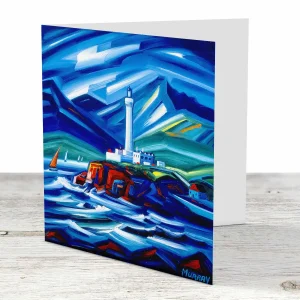 Ardnamurchan Point, Greeting Card by Raymond Murray