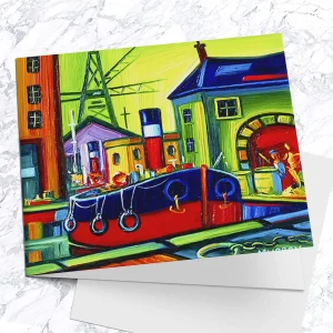 In Dock, Greeting Card by Raymond Murray
