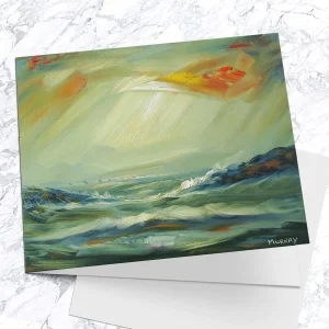 Dunoon from Cloch Point, Greeting Card by Raymond Murray