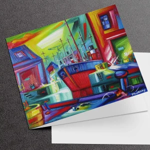 West Harbour, Greeting Card by Raymond Murray
