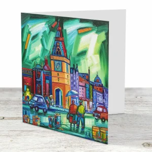 The Tron, Glasgow, Greeting Card by Raymond Murray
