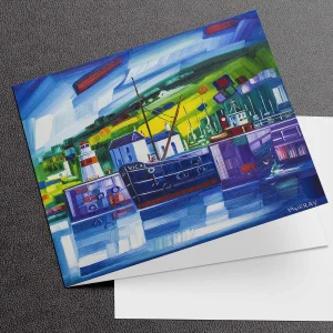 Crinan, Greeting Card by Raymond Murray
