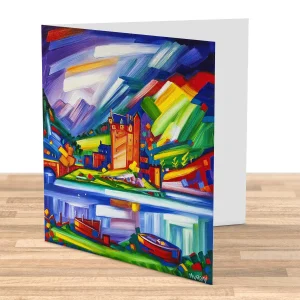 Eilean Donan III, Greeting Card by Raymond Murray