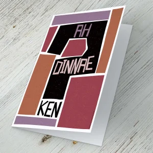Ah dinnae ken, Greeting Card by Stewart Bremner