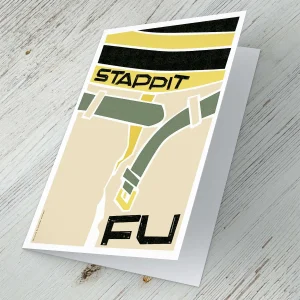 Stappit Fu, Greeting Card by Stewart Bremner