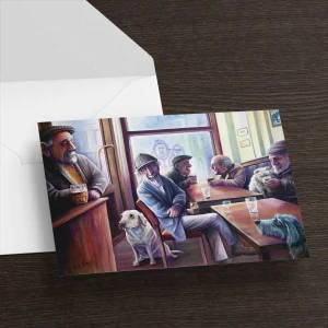 Enjoying the Afternoon Walk, Greeting Card by Scott McGregor
