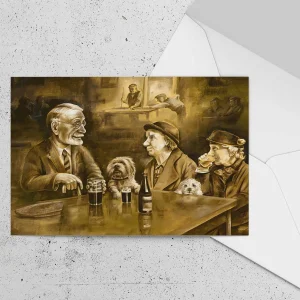 The Chatup, Greeting Card by Scott McGregor