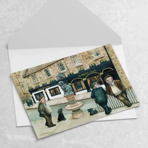 Greyfriars Bobby, Greeting Card by Scott McGregor