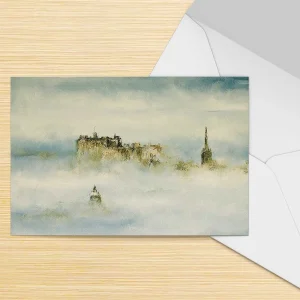 Haar over Edinburgh, Greeting Card by Scott McGregor