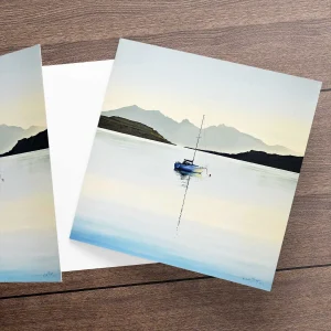 Calm on the Clyde, Greeting Card by Scott McGregor