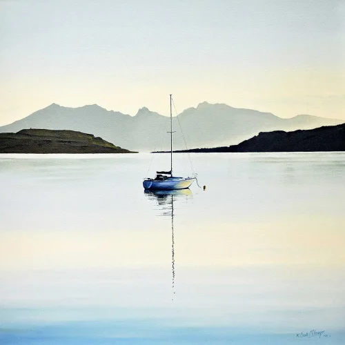 Calm on the Clyde, Greeting Card by Scott McGregor - Image 2