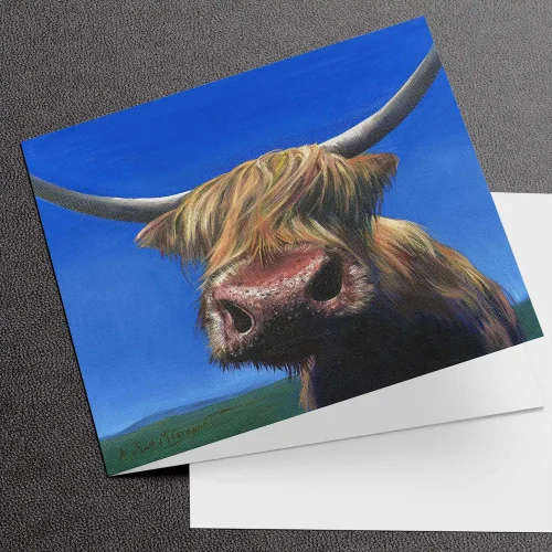 Wullie, Greeting Card by Scott McGregor