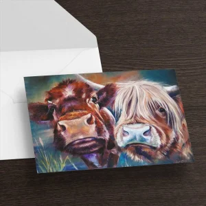 Daisy and Maisy, Greeting Card by Scott McGregor