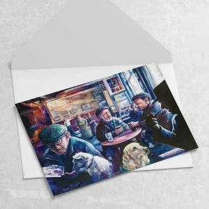 One More for the Road Tam, Greeting Card by Scott McGregor