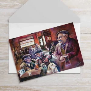 Yer tea is in the bin, Greeting Card by Scott McGregor