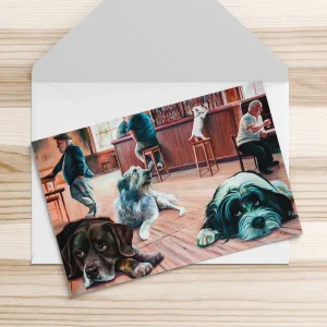 Gaun Yersel Wee Man, Greeting Card by Scott McGregor