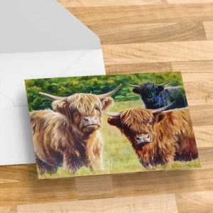 Brambles, Bracken and Nettles, Greeting Card by Scott McGregor