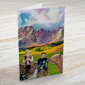 Hello There Morag, Greeting Card by Scott McGregor