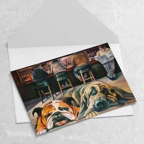No Walk Again Today, Greeting Card by Scott McGregor