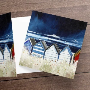 Bathing Stripes, Greeting Card by Stuart Roy