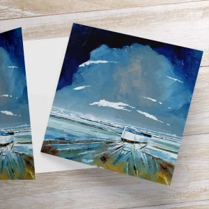 Patience Night, Greeting Card by Stuart Roy