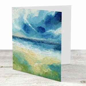 Sails on the Horizon, Greeting Card by Stuart Roy