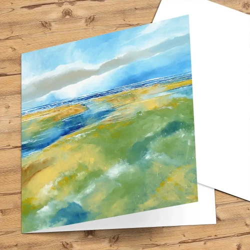 Coastal Colour, Greeting Card by Stuart Roy