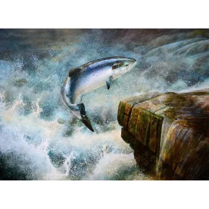 Over the Spout, Giclée Art Print by Chris Sharp