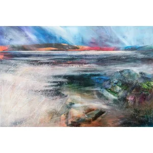 Long Beach Walk, Giclée Art Print by Fiona Matheson