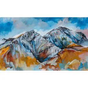 Stob Coire Sgreamhach and Bidean nam Bian, Giclée Art Print by Julie Arbuckle