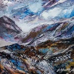 Winter Walk on Skye, Giclée Art Print by Julie Arbuckle