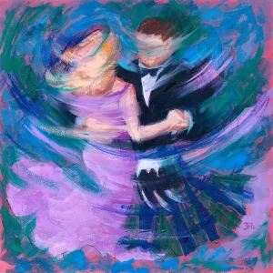 Purple Dream, Giclée Art Print by Janet McCrorie