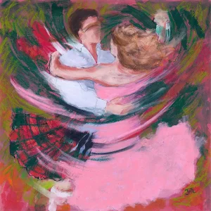 Pink Fizz, Giclée Art Print by Janet McCrorie